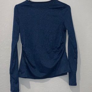 Shein blue maternity active long sleeve